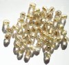 50 6mm Faceted Gold...